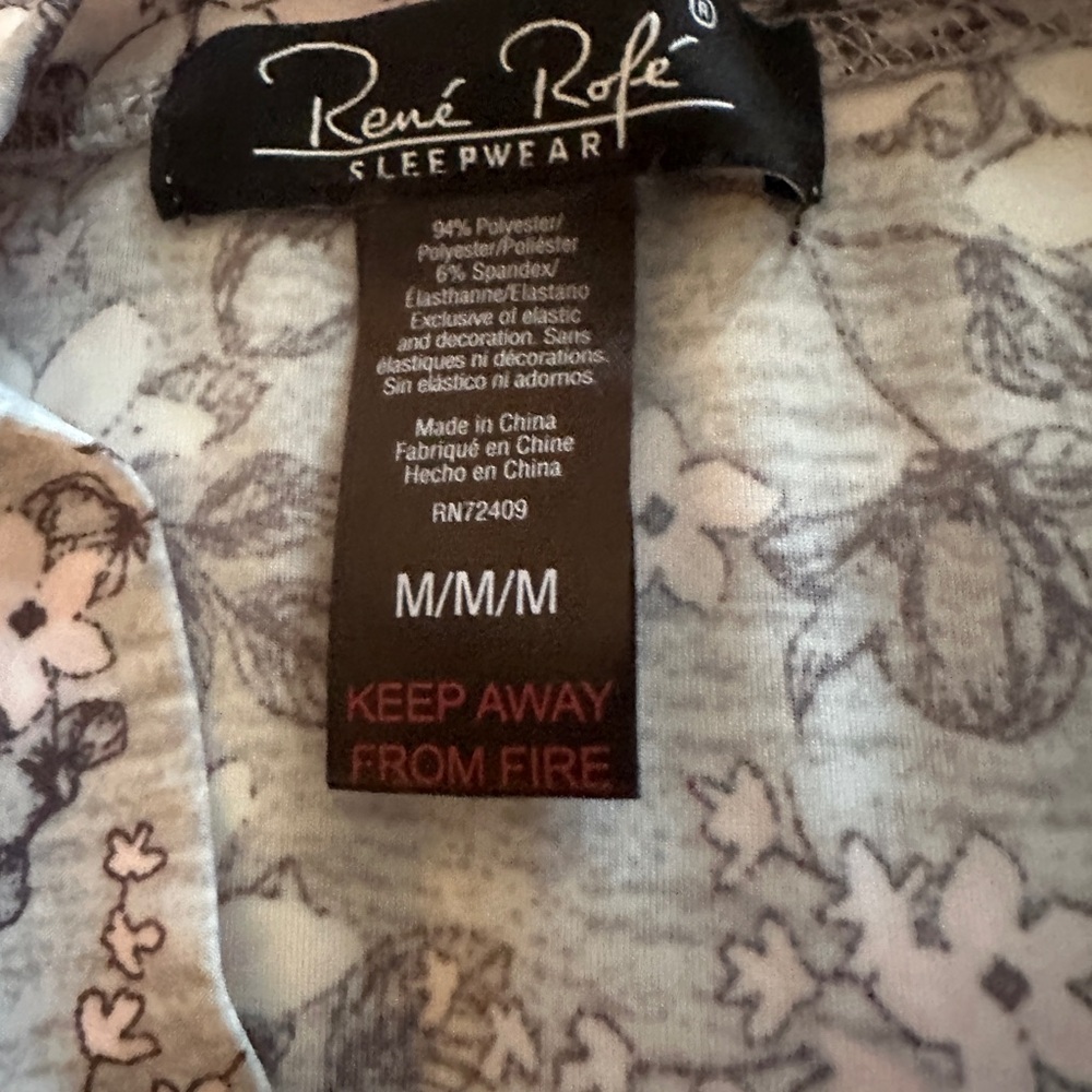 Rene Rofe Floral Robe - Picture 2 of 2